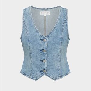 The '90s Mia Denim Vest Denim Forum